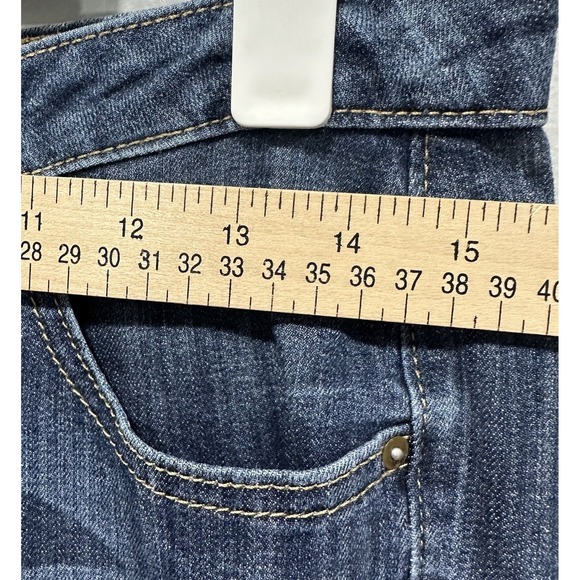 Simply Vera Wang Denim Jeans Womens Size 4R Blue Boot Cut 5 Pockets Zip Stretch - Picture 4 of 12